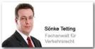 Sönke Tetting Fachanwalt für Verkehrsrecht
